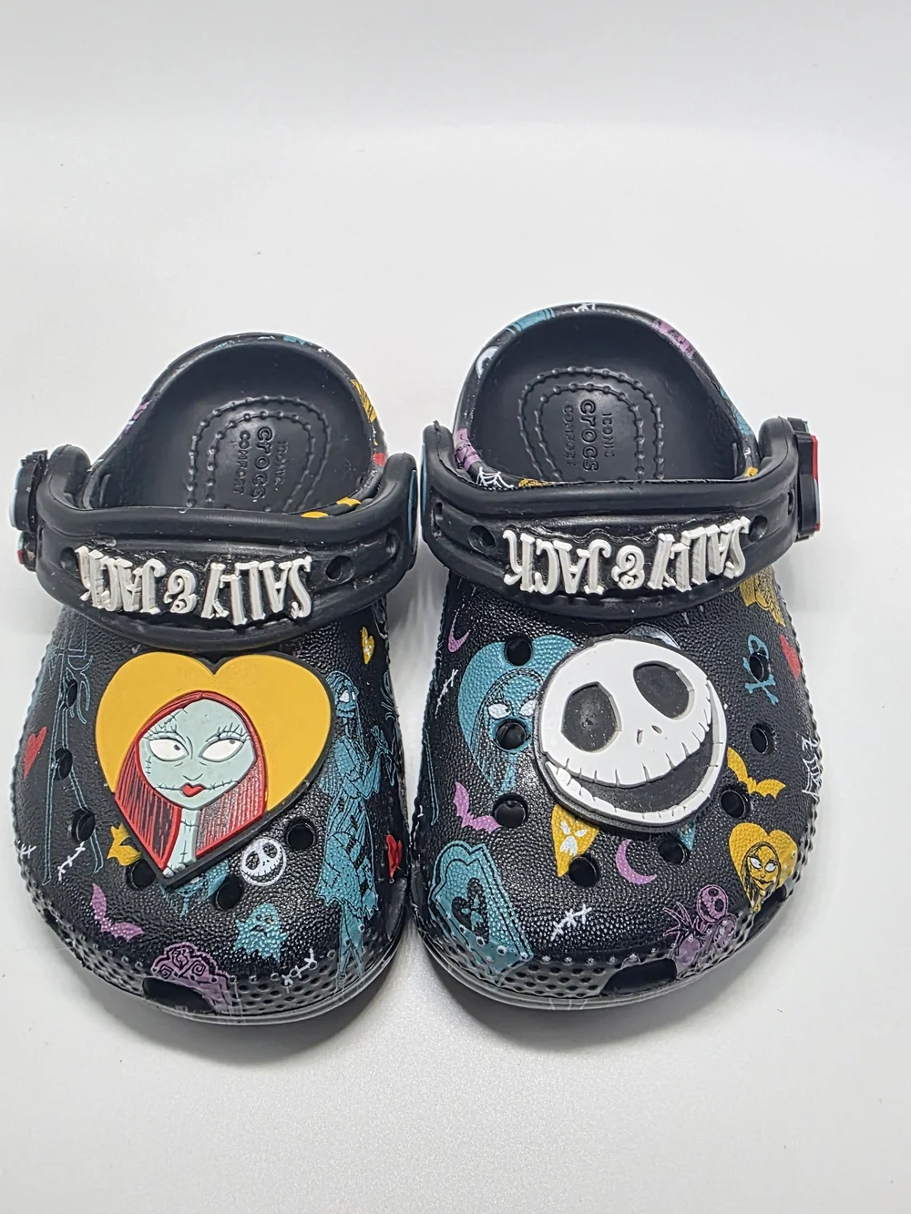 CROCS Kids Black The Nightmare Before Christmas Graphic Clogs
